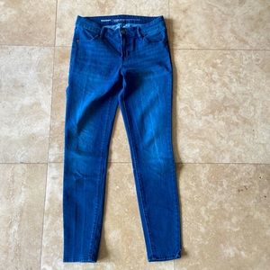 Super skinny mid-rise jeans